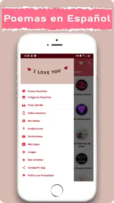 poems in Spanish android App screenshot 6